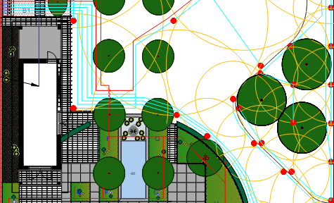 Uitwerking van een beregeningsplan door de tuinarchitecten van Uw Tuin Hoveniers uit Malden